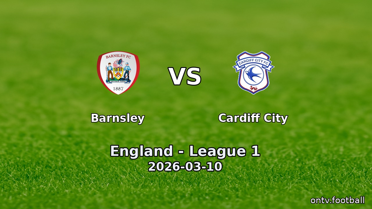 Barnsley vs Cardiff City