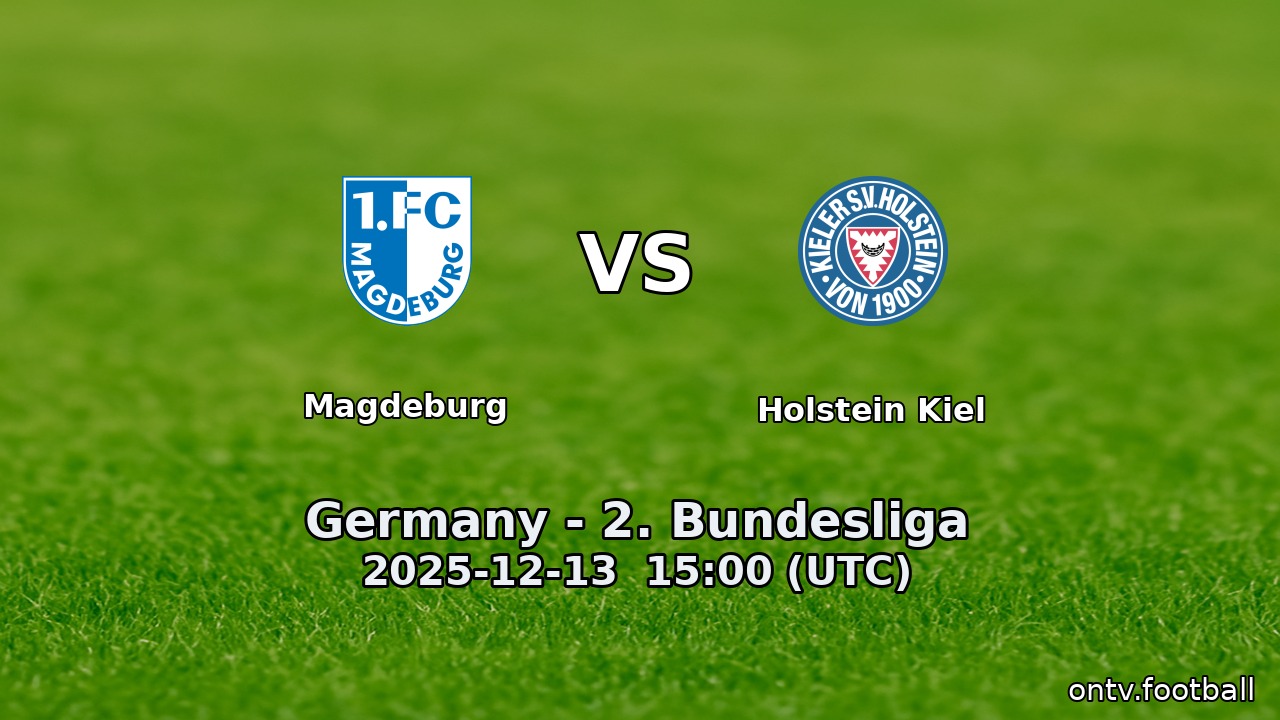 Magdeburg vs Holstein Kiel