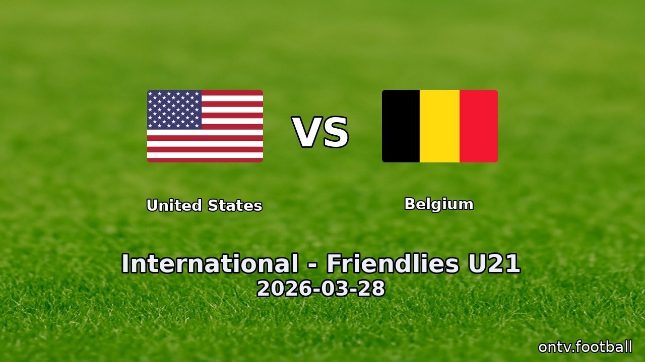 United States vs Belgium