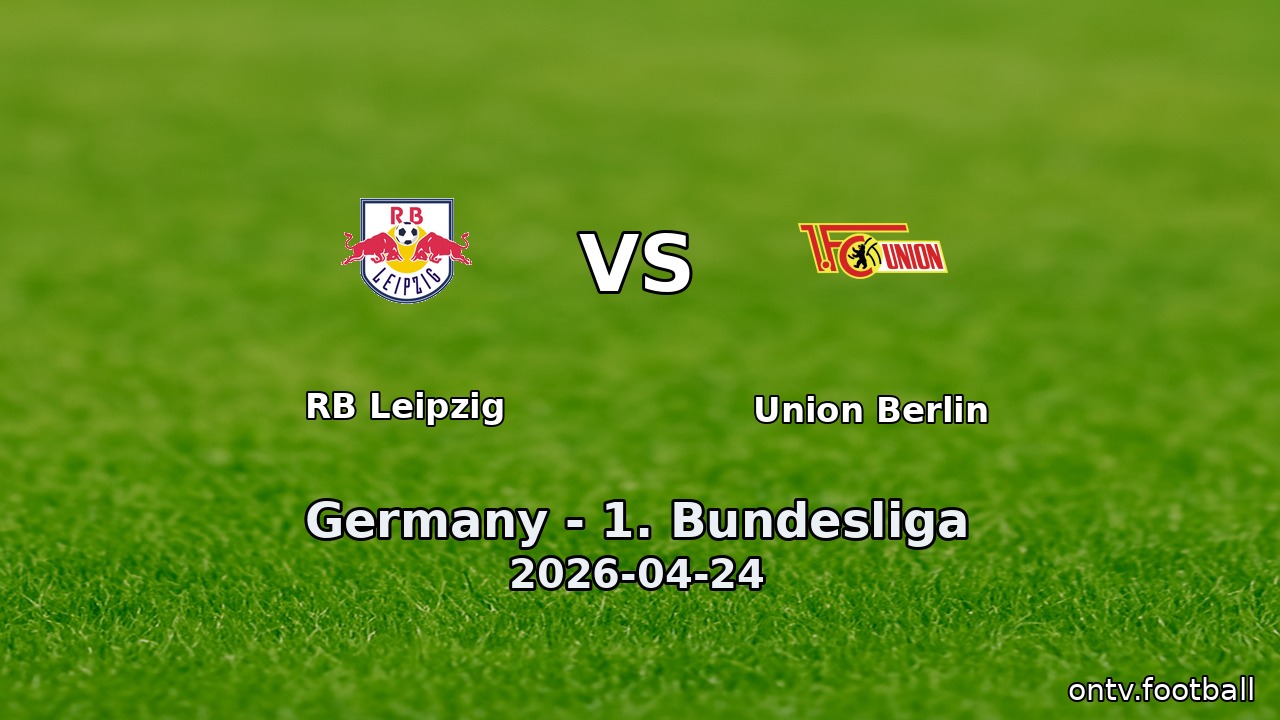 RB Leipzig vs Union Berlin