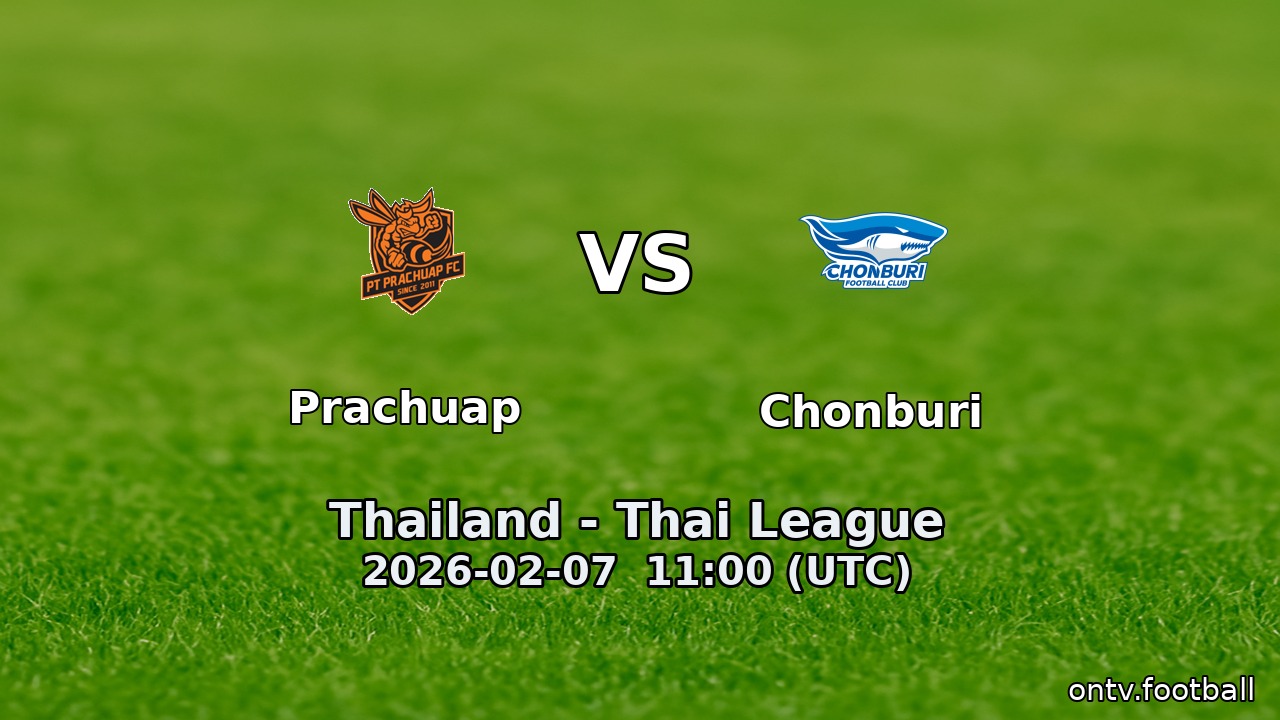 Prachuap vs Chonburi