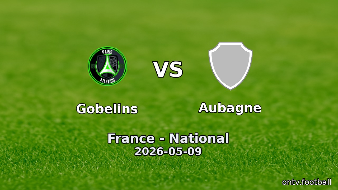 Gobelins vs Aubagne