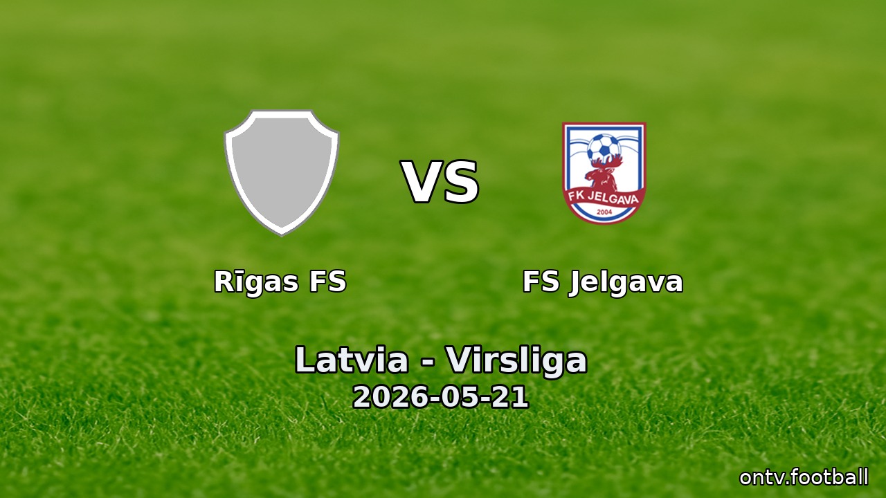 Rīgas FS vs FS Jelgava