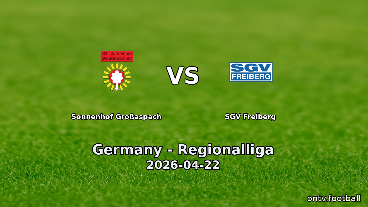 Sonnenhof Großaspach vs SGV Freiberg