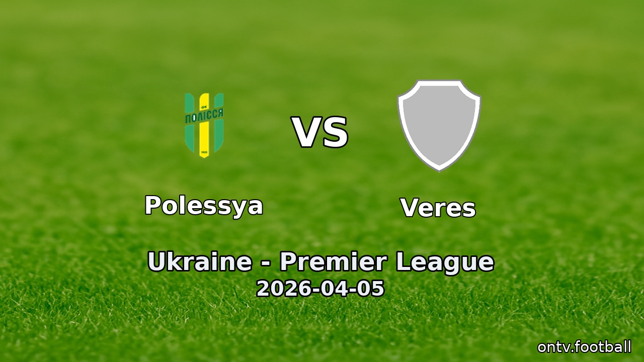 Polessya vs Veres