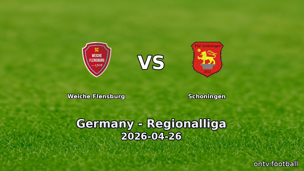 Weiche Flensburg vs Schoningen