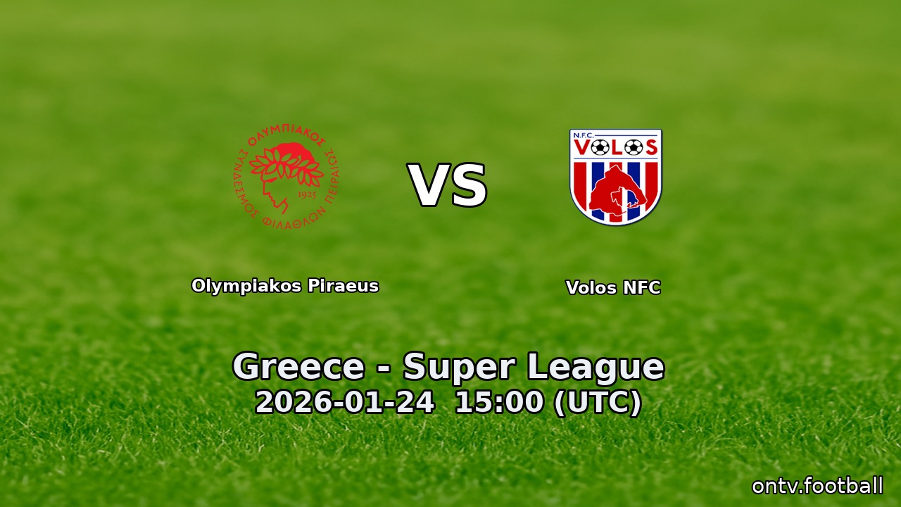 Olympiakos Piraeus vs Volos NFC