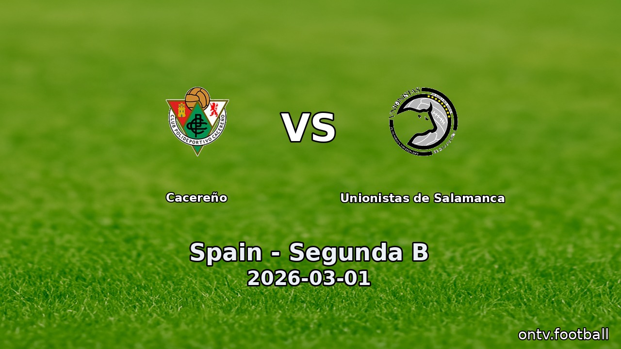 Cacereño vs Unionistas de Salamanca
