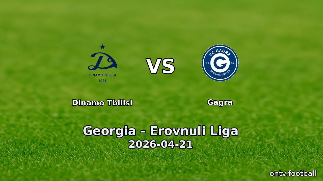 Dinamo Tbilisi vs Gagra