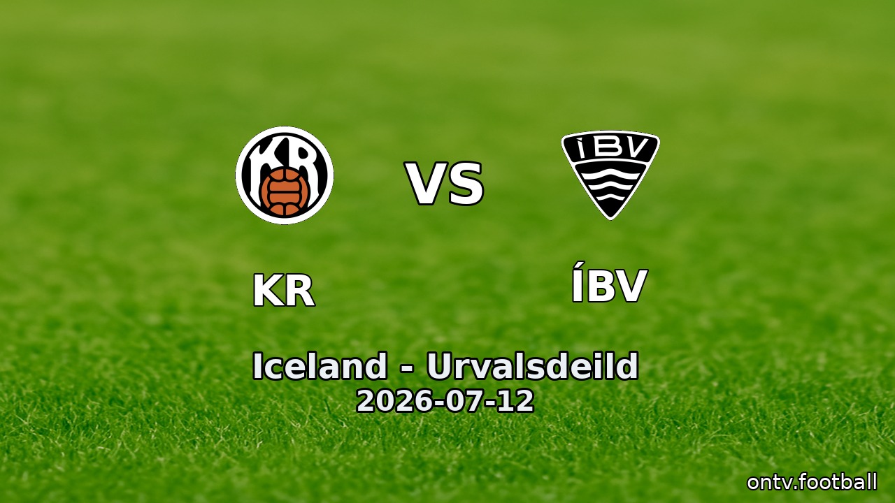 KR vs ÍBV