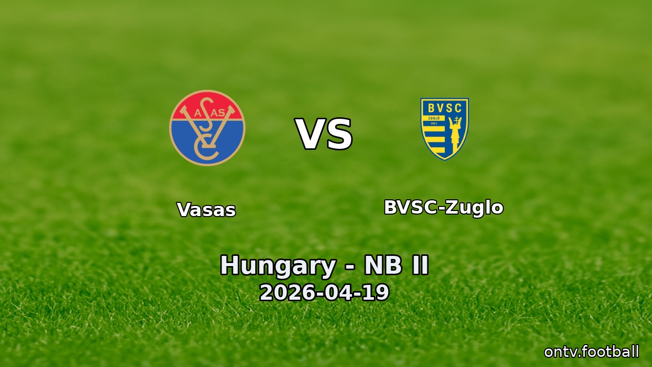 Vasas vs BVSC-Zuglo