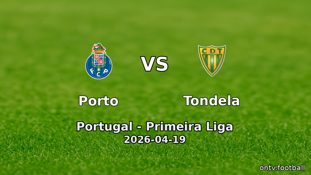 Porto vs Tondela