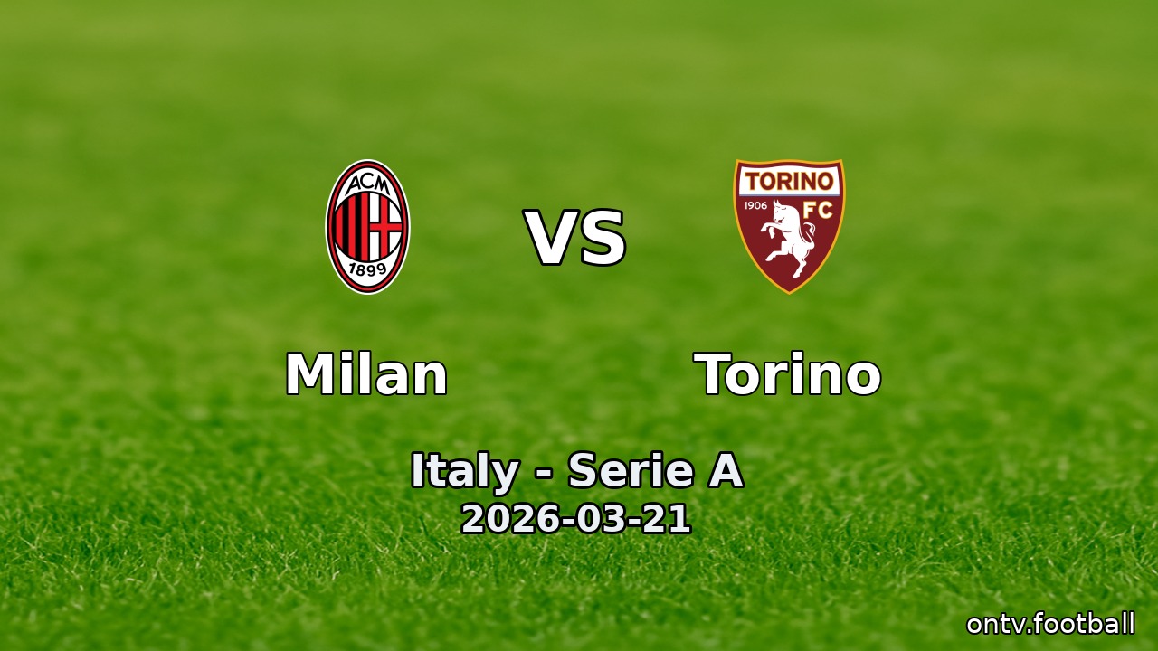 Milan vs Torino