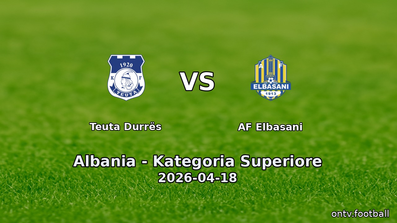 Teuta Durrës vs AF Elbasani