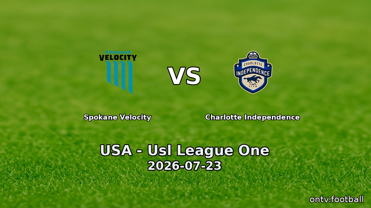 Spokane Velocity vs Charlotte Independence