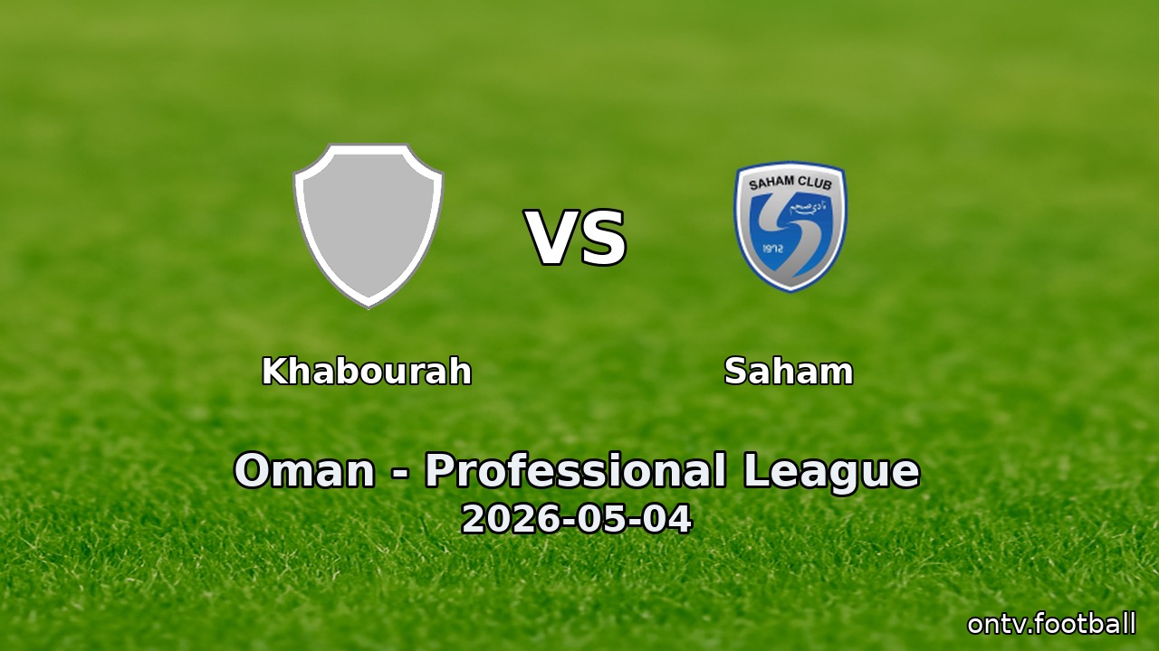 Khabourah vs Saham