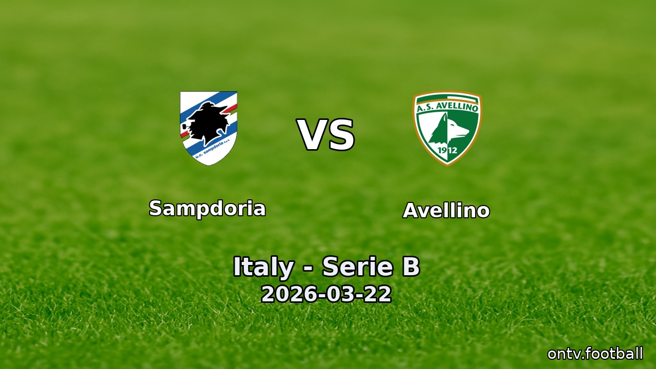Sampdoria vs Avellino
