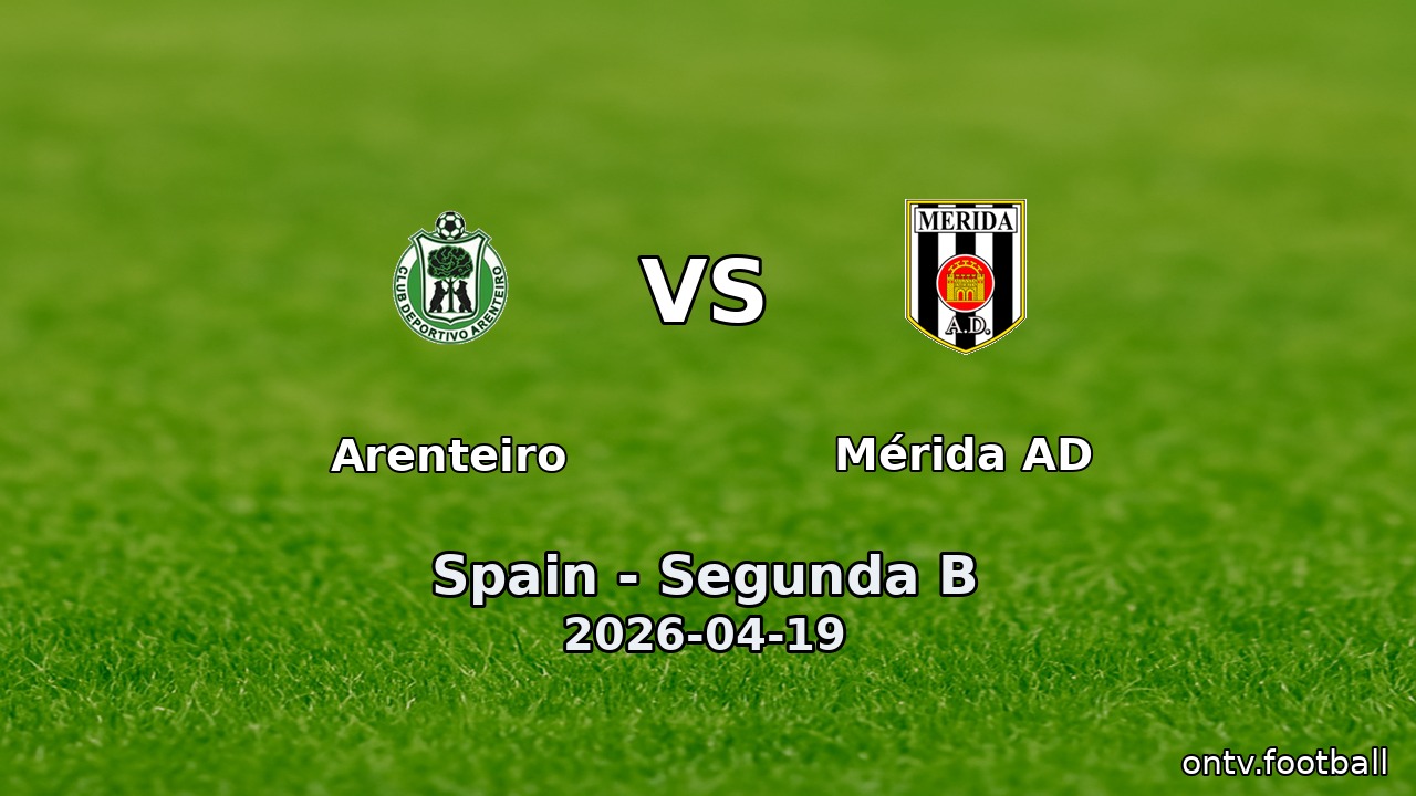 Arenteiro vs Mérida AD