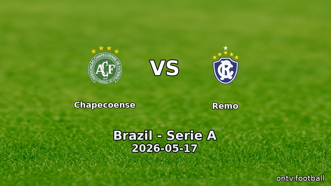 Chapecoense vs Remo