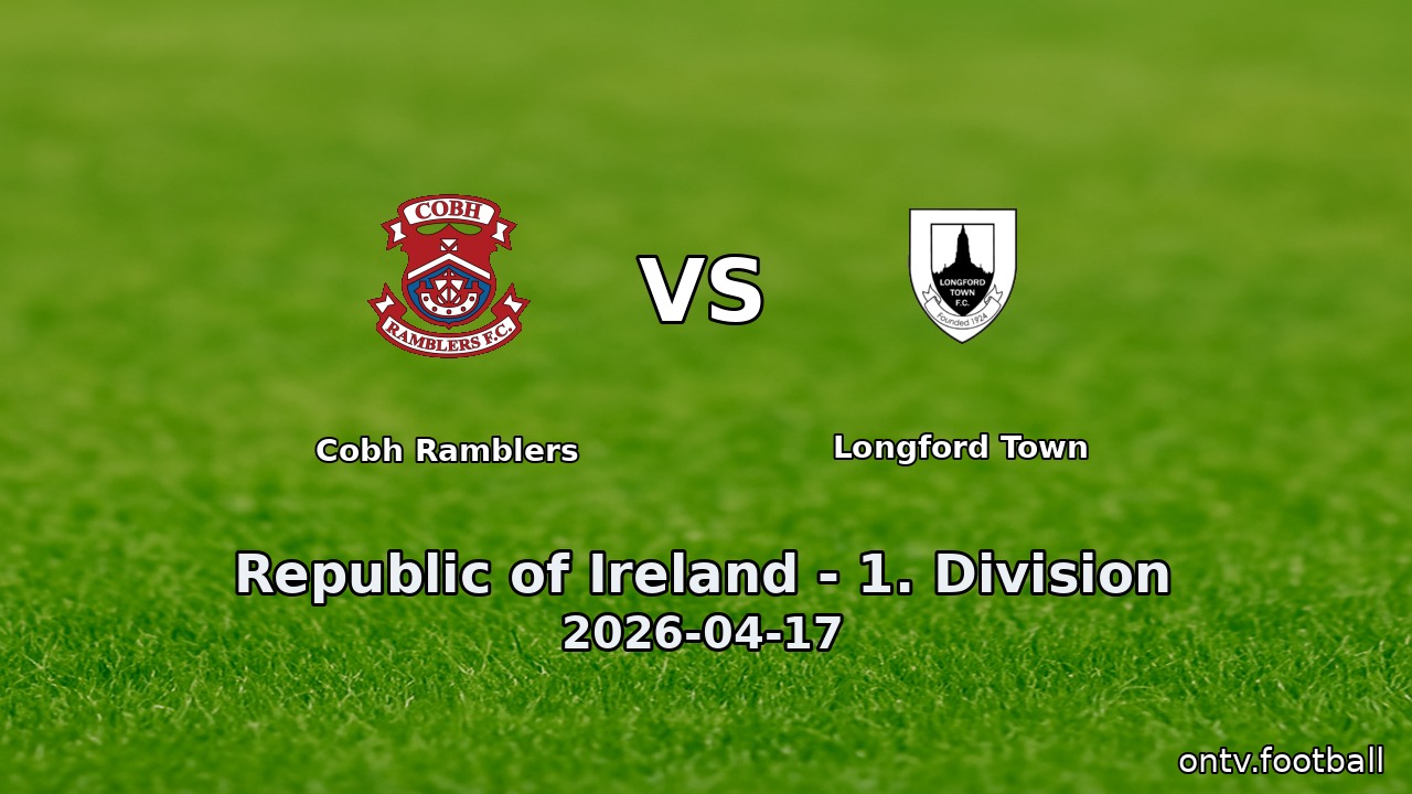 Cobh Ramblers vs Longford Town