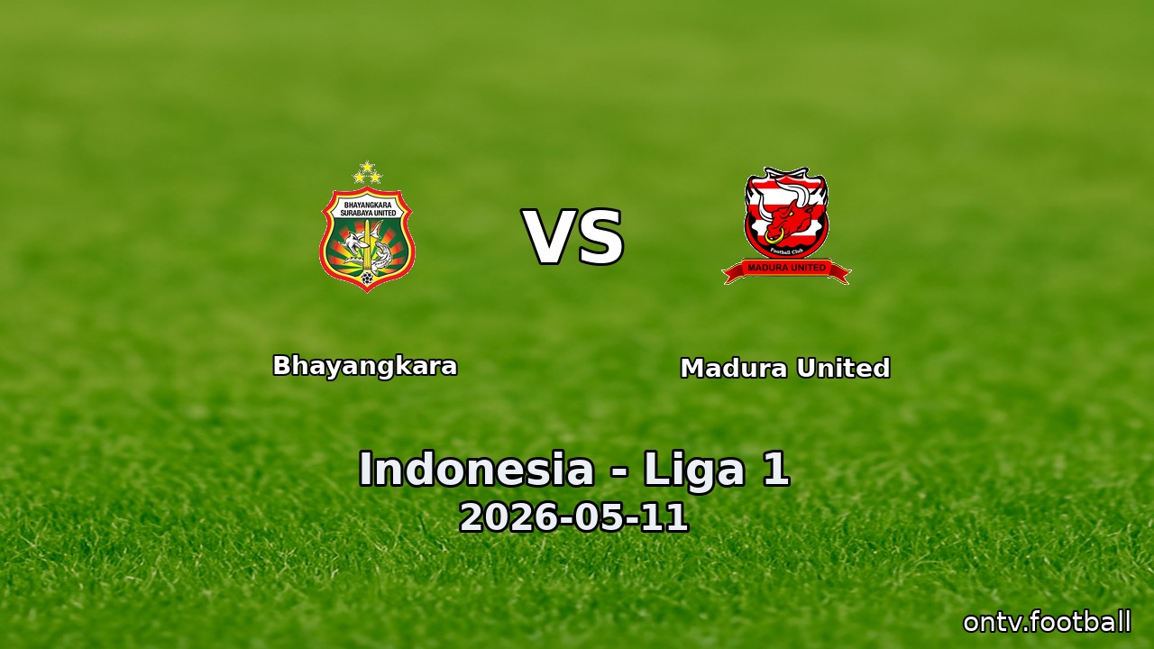 Bhayangkara vs Madura United