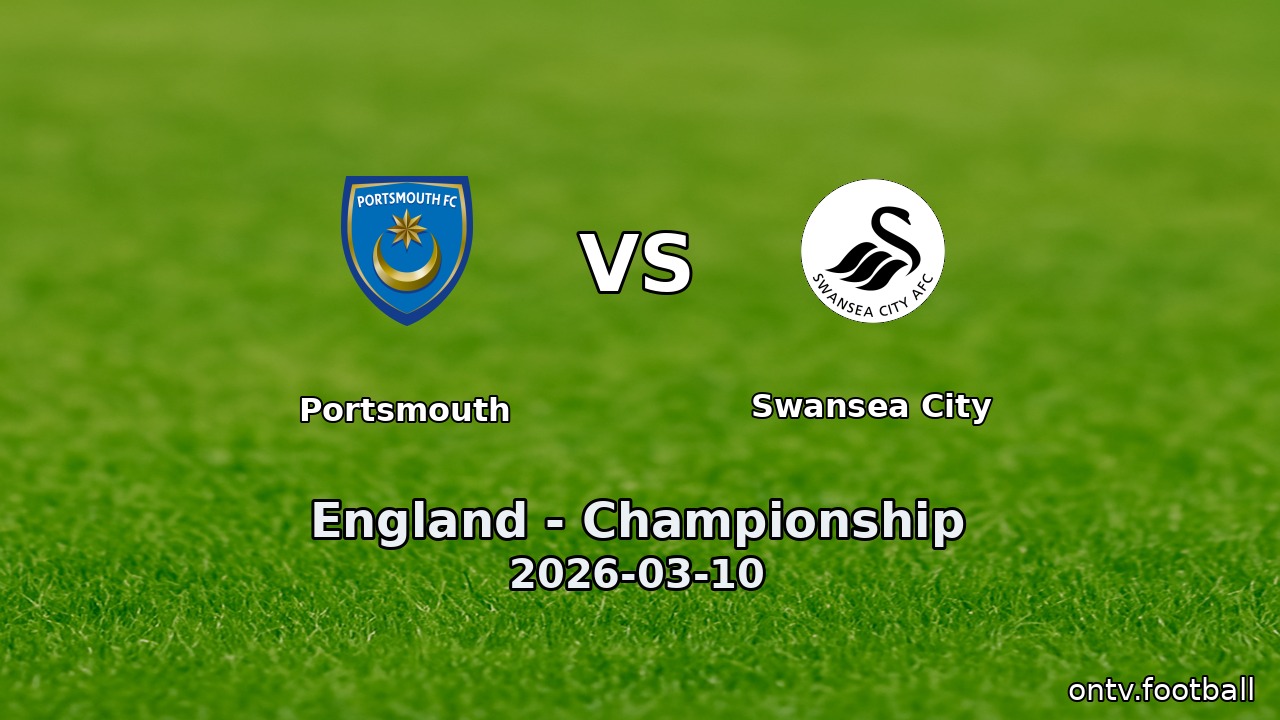 Portsmouth vs Swansea City