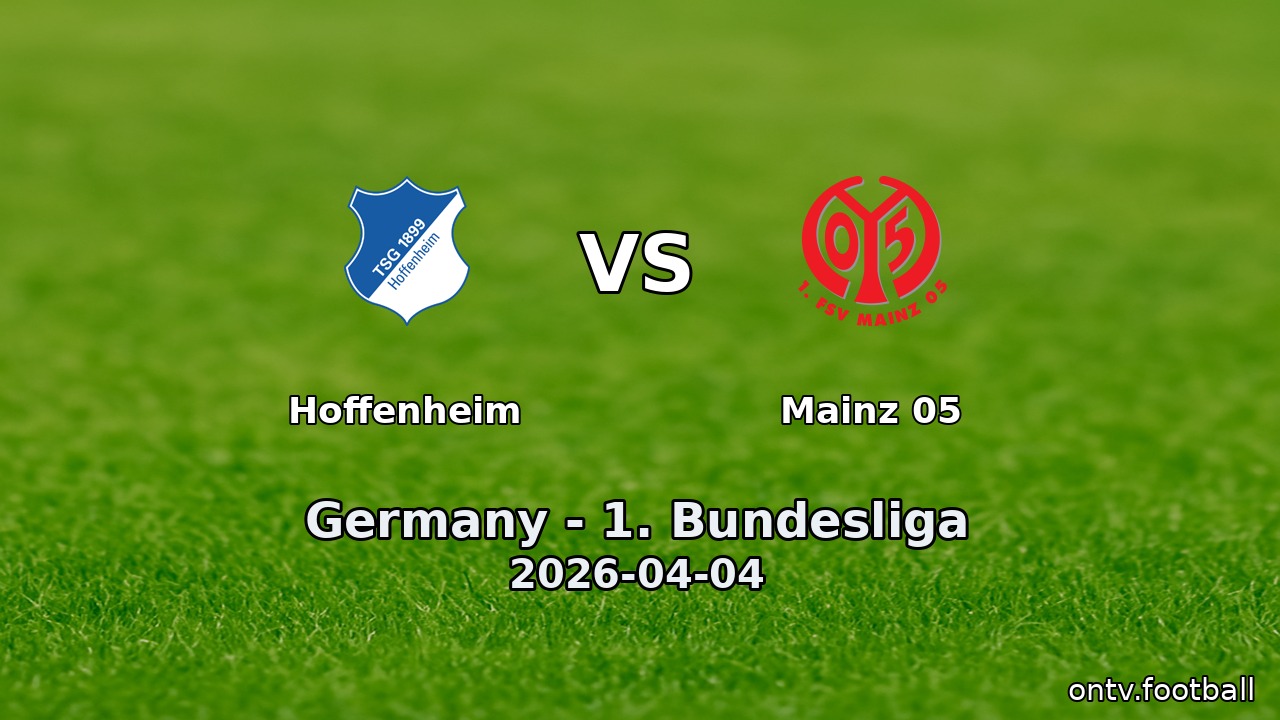 Hoffenheim vs Mainz 05