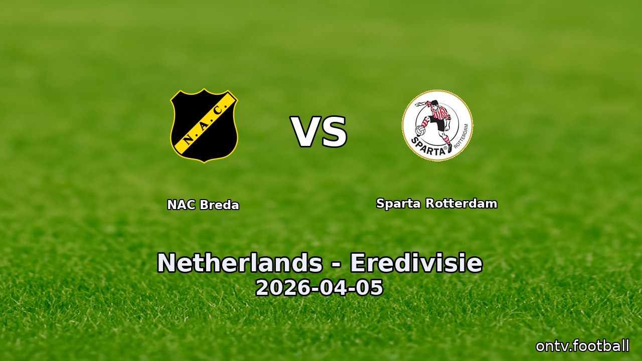 NAC Breda vs Sparta Rotterdam