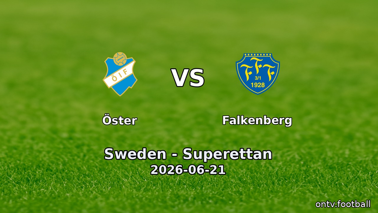 Öster vs Falkenberg