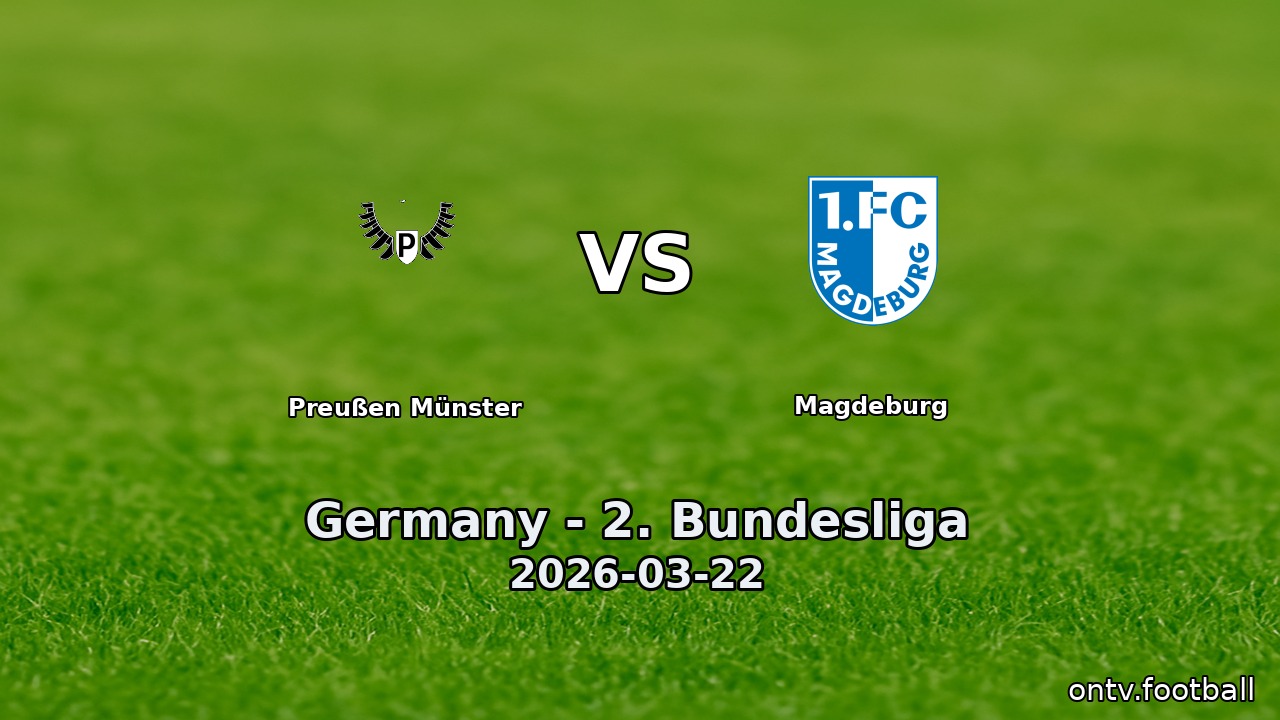 Preußen Münster vs Magdeburg