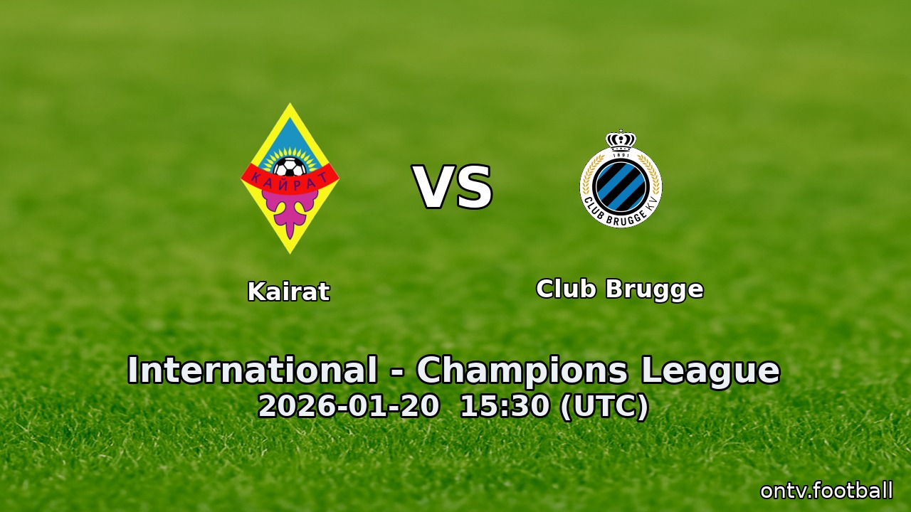 Kairat vs Club Brugge