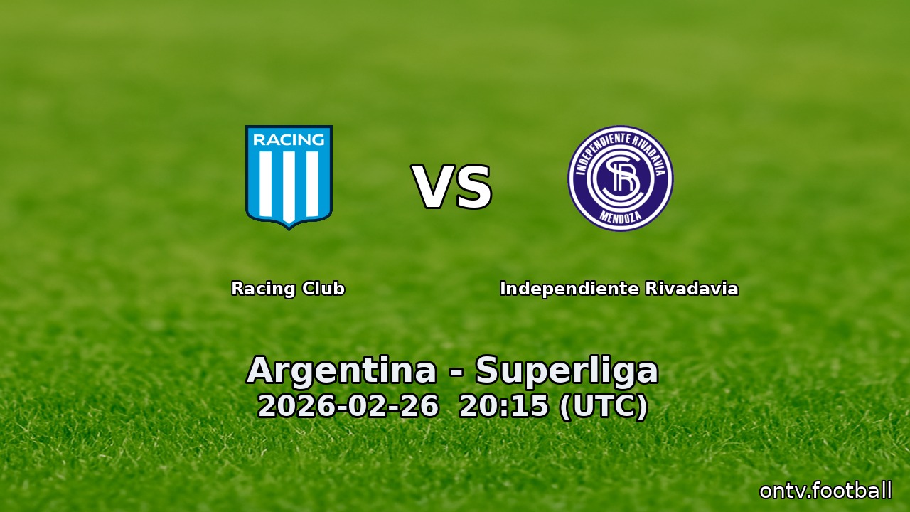 Racing Club vs Independiente Rivadavia