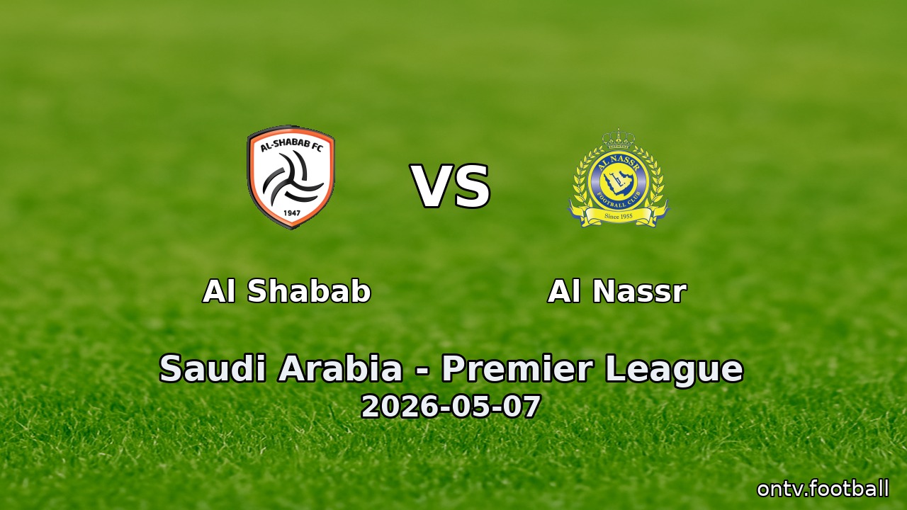 Al Shabab vs Al Nassr