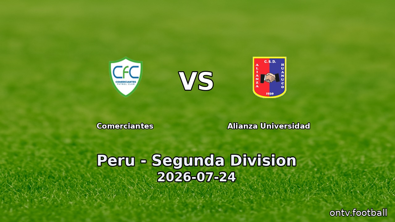 Comerciantes vs Alianza Universidad