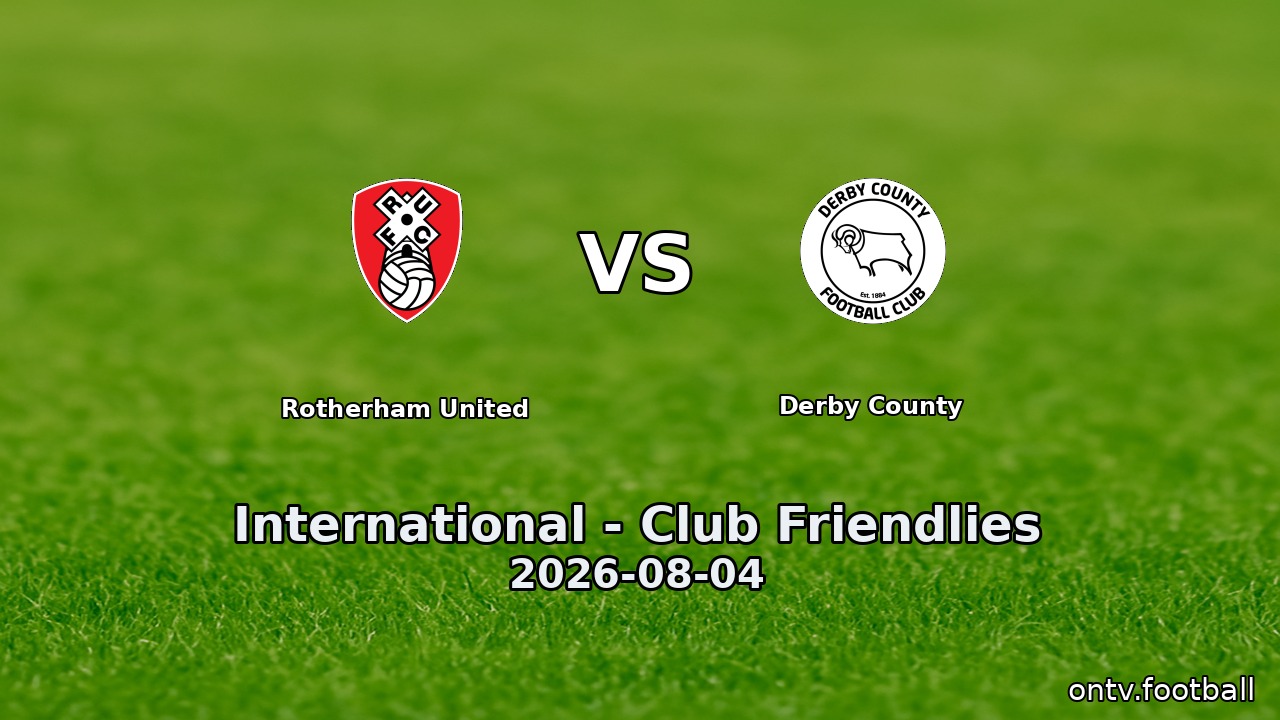 Rotherham United vs Derby County