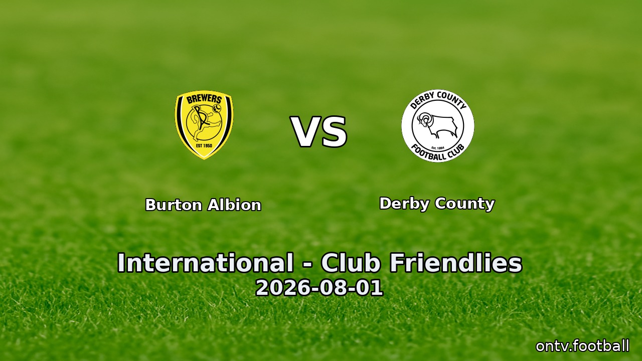 Burton Albion vs Derby County
