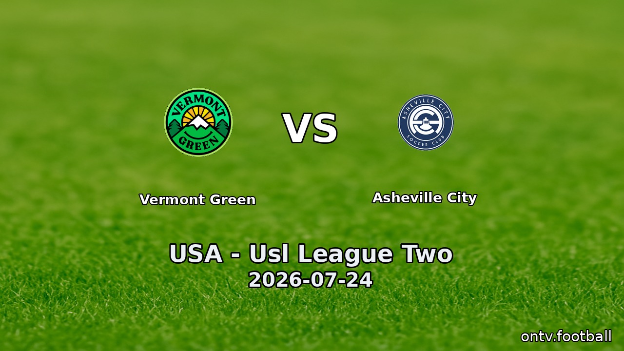 Vermont Green vs Asheville City