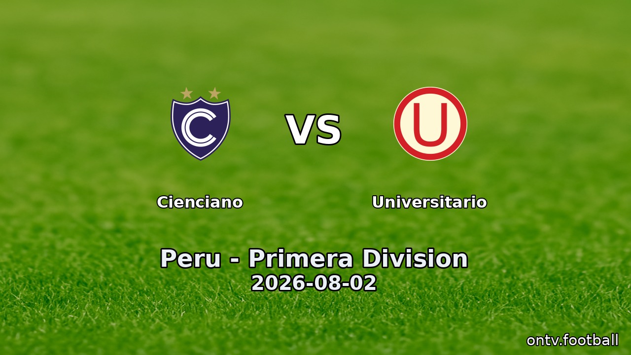 Cienciano vs Universitario