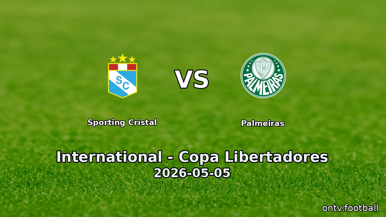 Sporting Cristal vs Palmeiras
