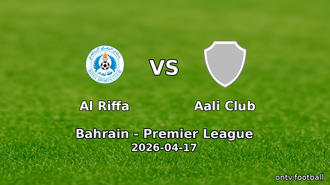 Al Riffa vs Aali Club
