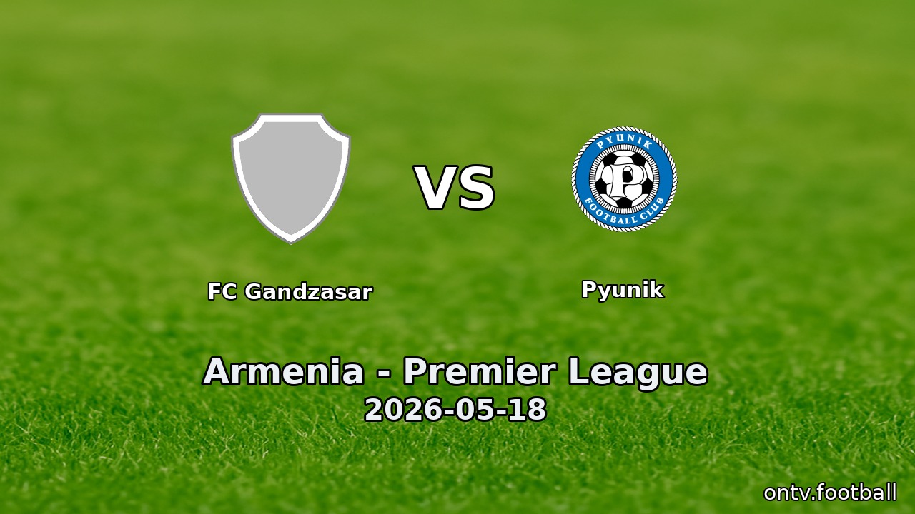 FC Gandzasar vs Pyunik