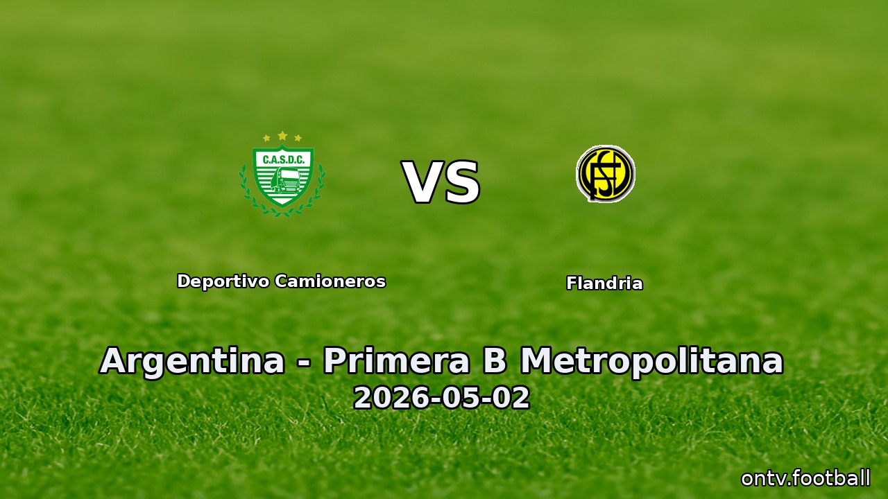 Deportivo Camioneros vs Flandria
