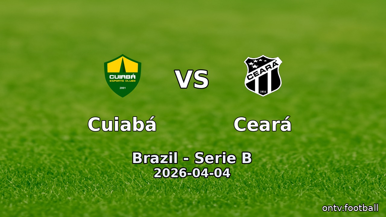 Cuiabá vs Ceará