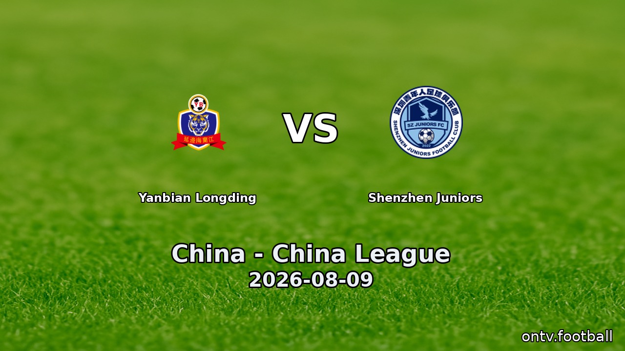 Yanbian Longding vs Shenzhen Juniors