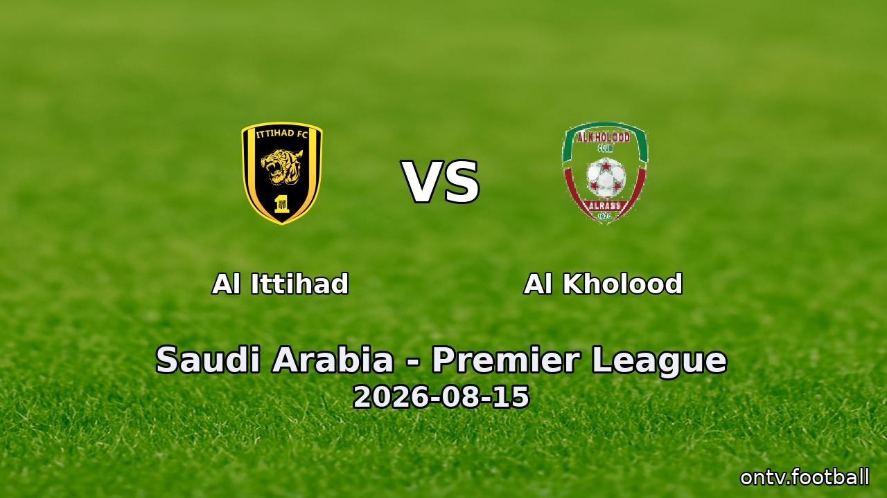 Al Ittihad vs Al Kholood