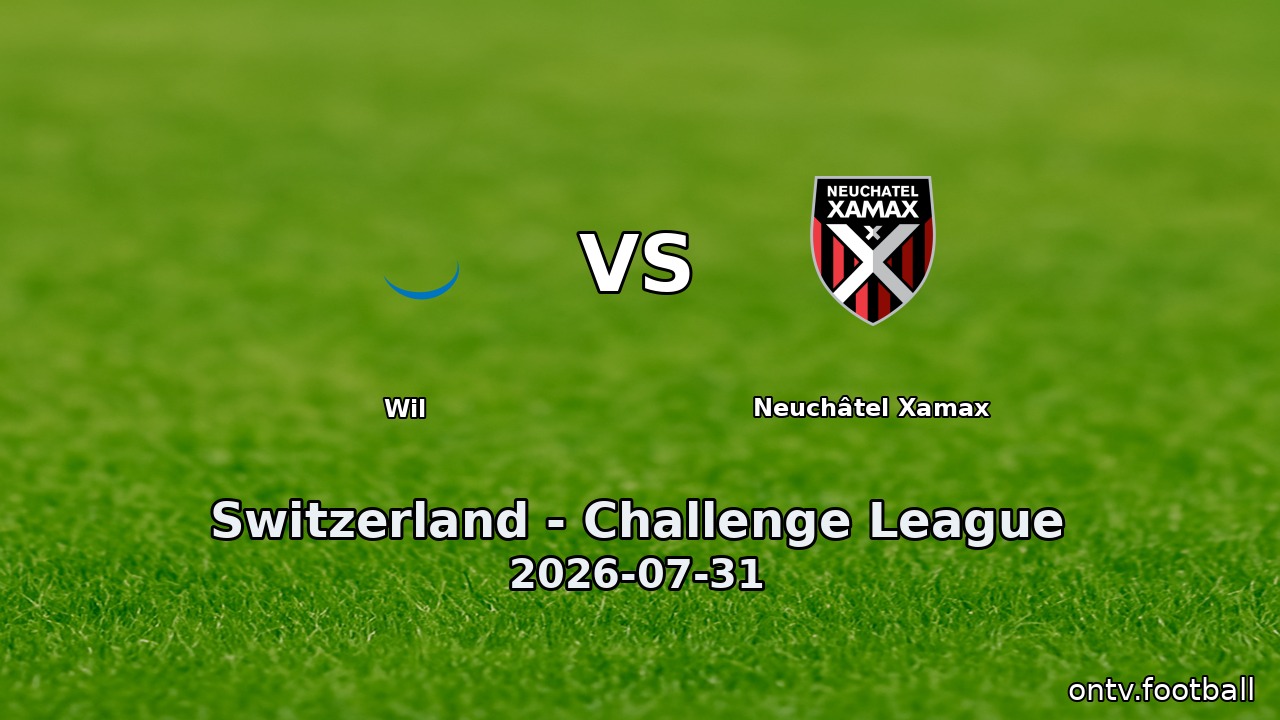 Wil vs Neuchâtel Xamax