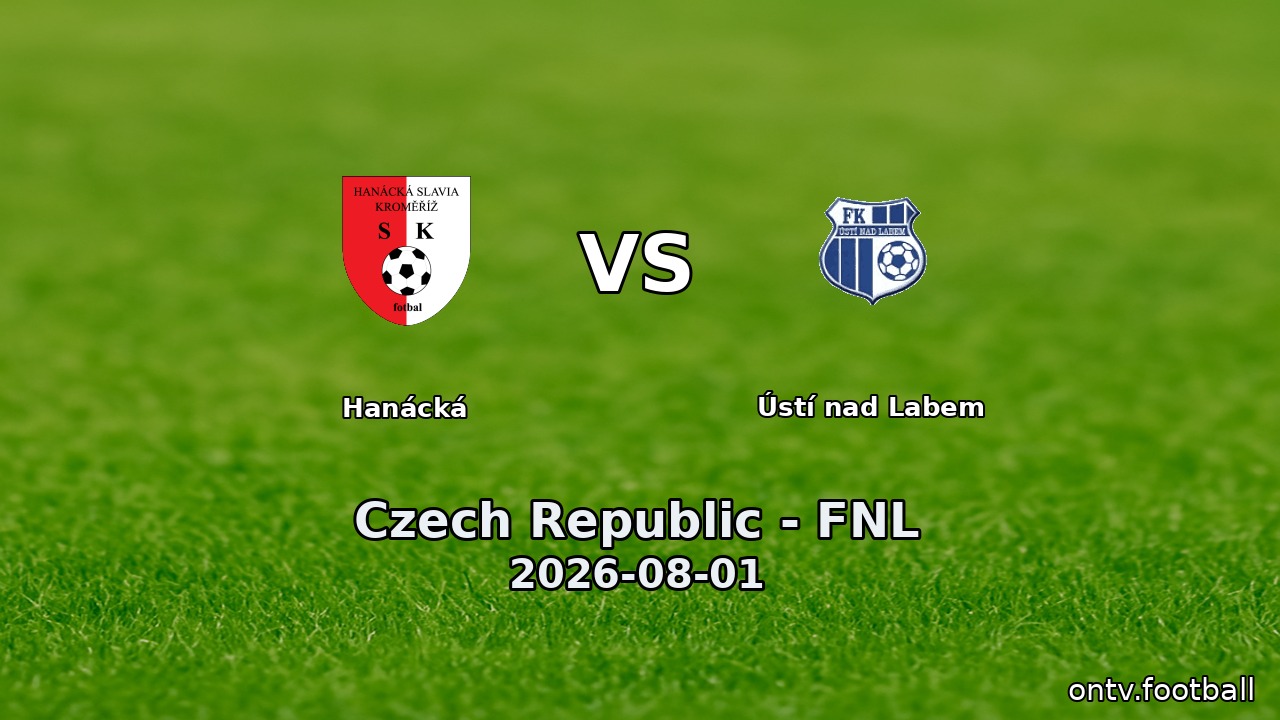 Hanácká vs Ústí nad Labem
