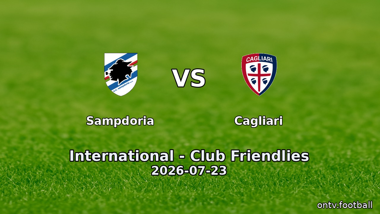 Sampdoria vs Cagliari