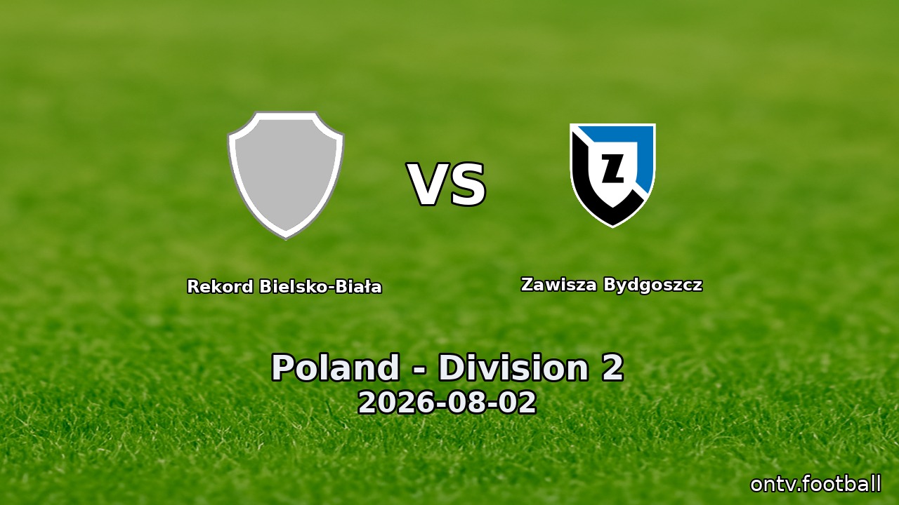 Rekord Bielsko-Biała vs Zawisza Bydgoszcz