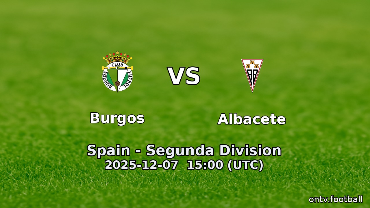 Burgos vs Albacete